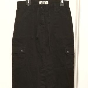 Vintage Y2K long cargo skirt high waisted.